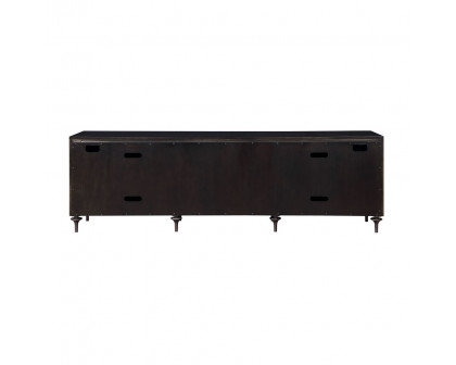 ACME - Diya Console Cabinet in Forged Bronze/Espresso