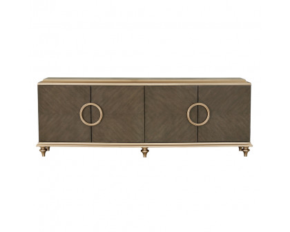 ACME - Console Cabinet in Brown