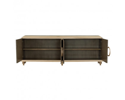 ACME - Console Cabinet in Brown