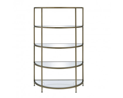 ACME - Aditya Rack in Mirrored