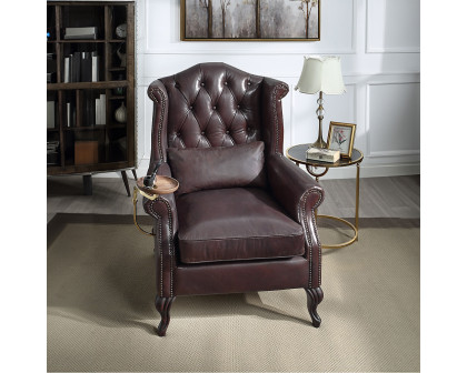 ACME™ Pino Accent Chair - Vintage Brown