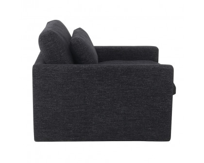 ACME™ Frederick Swivel Chair with Pillow - Dark Gray