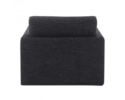 ACME™ Frederick Swivel Chair with Pillow - Dark Gray