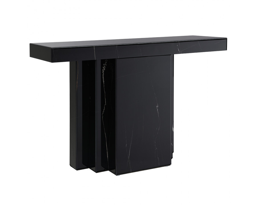 ACME - Drisana Console Table in Black Mirrored