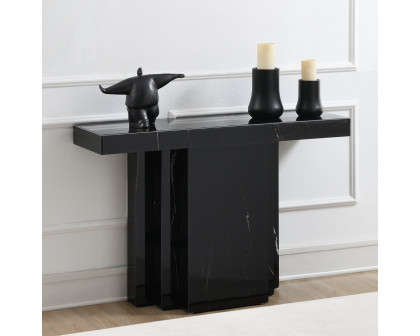 ACME - Drisana Console Table in Black Mirrored