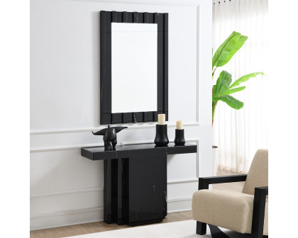 ACME - Drisana Console Table in Black Mirrored