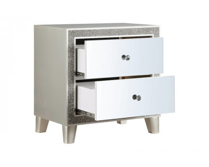 ACME - Sliverfluff Nightstand in Mirrored/Champagne