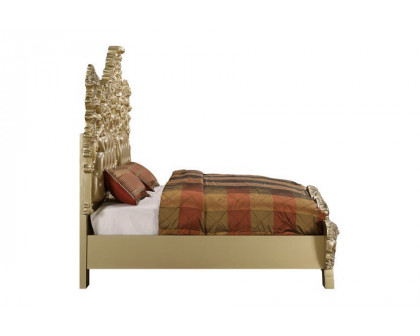 ACME - Seville EK Bed in Gold