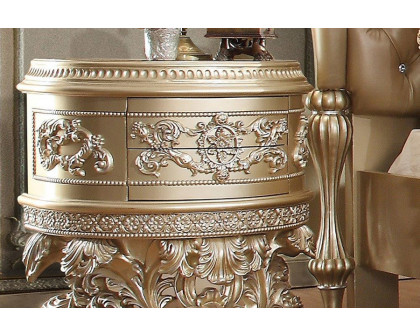 ACME - Vatican Nightstand in Champagne Silver