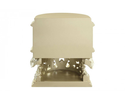 ACME - Vatican Nightstand in Champagne Silver