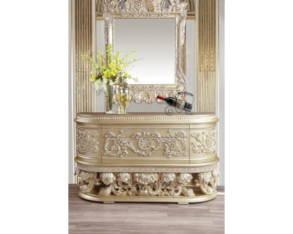 ACME - Vatican Dresser in Champagne Silver