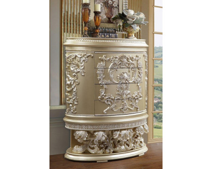 ACME - Vatican Chest in Champagne Silver