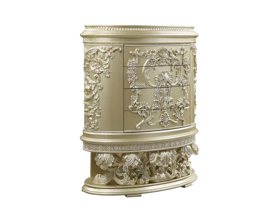 ACME - Vatican Chest in Champagne Silver