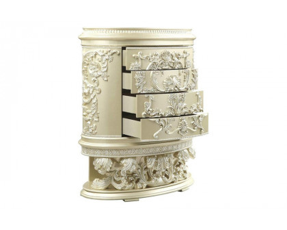 ACME - Vatican Chest in Champagne Silver