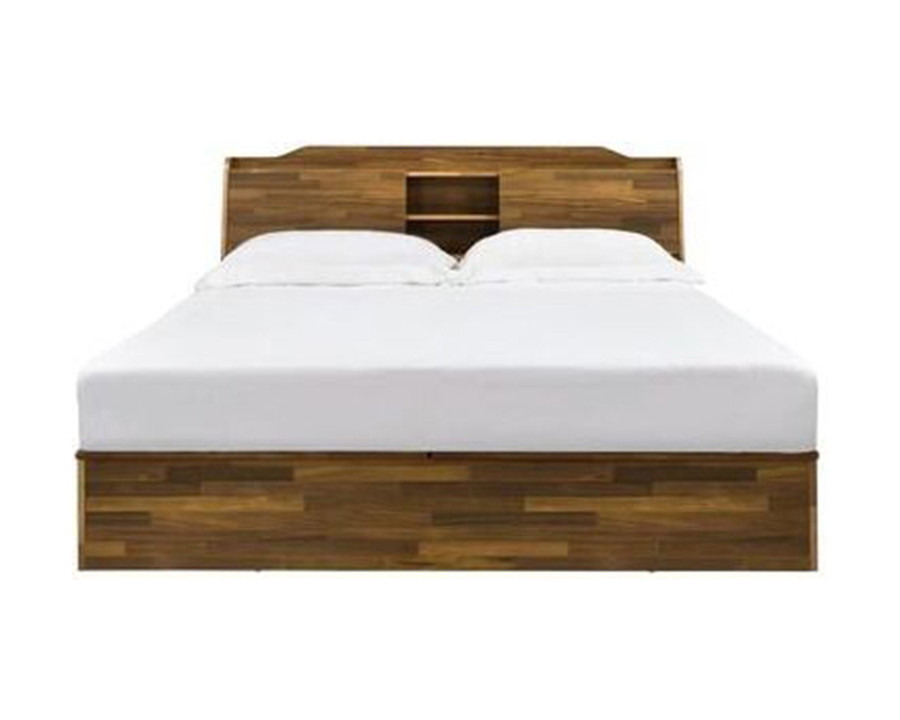 ACME Hestia Queen Bed with Storage - Walnut