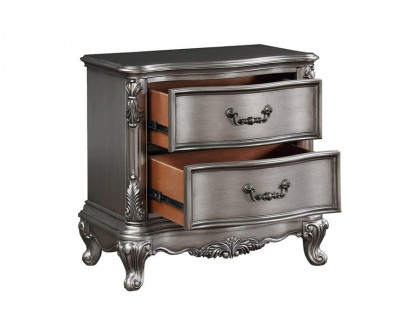 ACME - Ariadne Nightstand in Antique Platinum