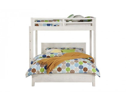 ACME Celerina Queeen Bed - Weathered White