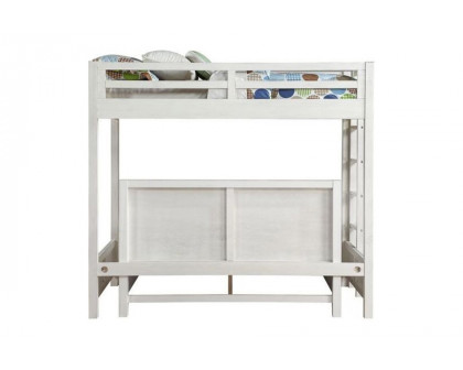 ACME Celerina Queeen Bed - Weathered White