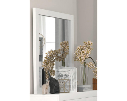 ACME Casilda Mirror - White