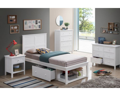 ACME - Lolanda Twin Bed in White