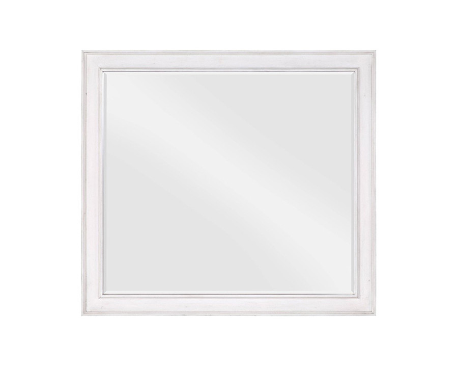 ACME - Katia Mirror in Rustic Gray/Weathered White