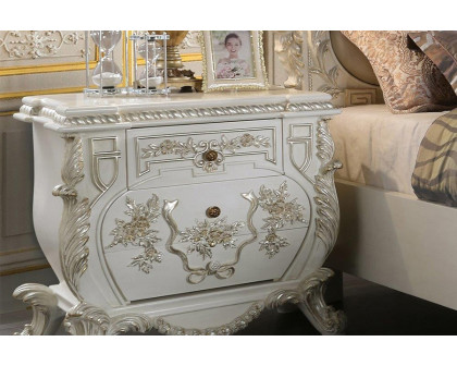 ACME - Vanaheim Nightstand in Antique White