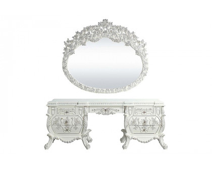 ACME - Vanaheim Vanity Desk in Antique White