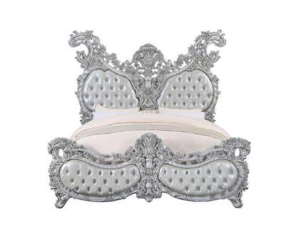 ACME - Valkyrie EK Bed in Antique Platinum