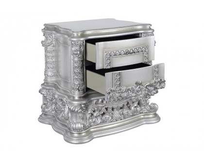 ACME - Valkyrie Nightstand in Antique Platinum