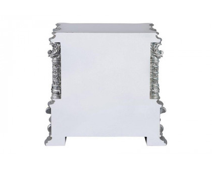 ACME - Valkyrie Nightstand in Antique Platinum