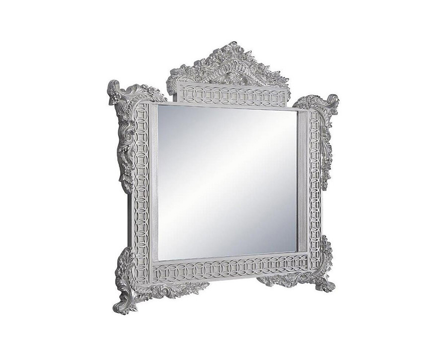 ACME - Valkyrie Mirror in Antique Platinum