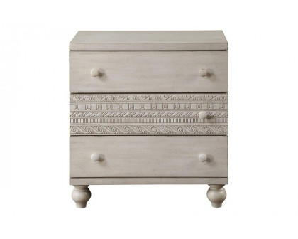 ACME - Roselyne Nightstand in Antique White