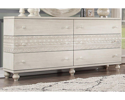 ACME - Roselyne Dresser in Antique White