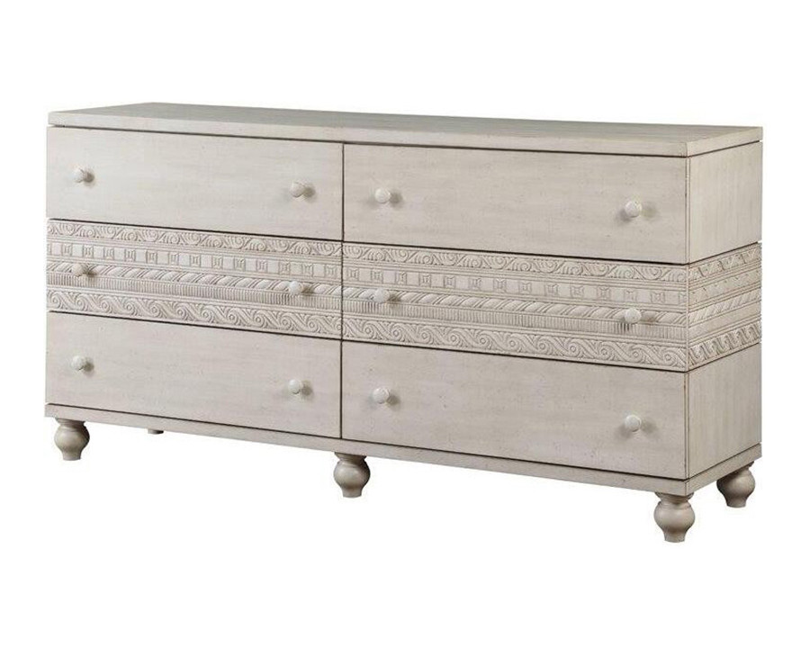 ACME - Roselyne Dresser in Antique White