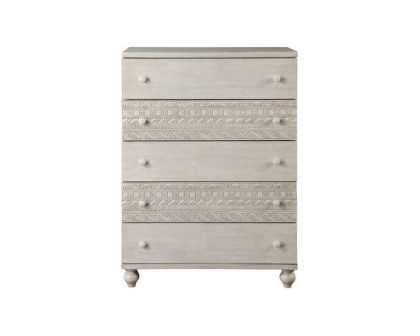 ACME - Roselyne Chest in Antique White