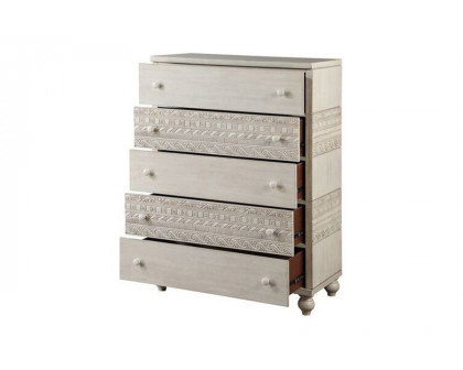 ACME - Roselyne Chest in Antique White