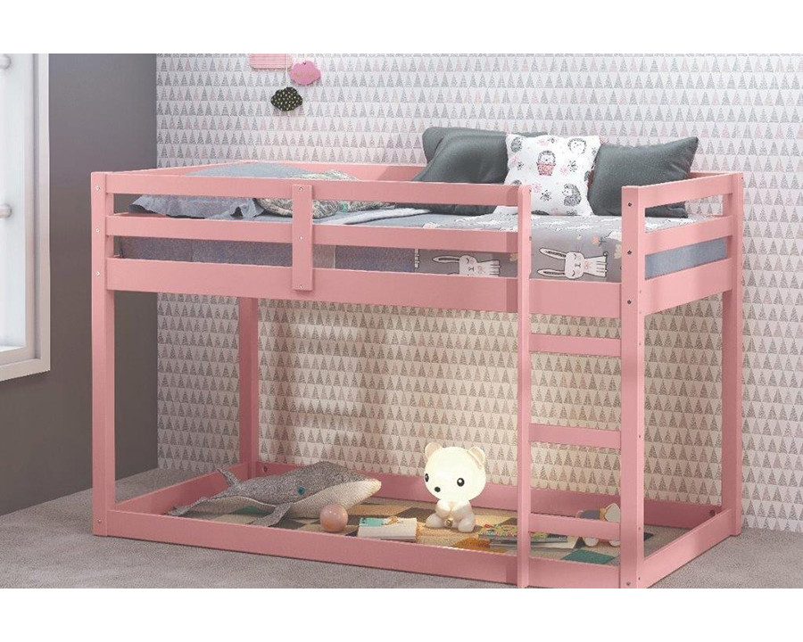 ACME - Gaston II Twin Loft Bed in Pink