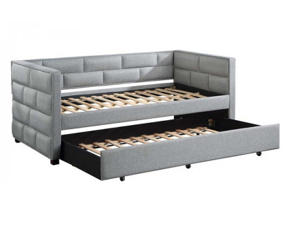 ACME - Ebbo Daybed with Trundle (Twin) in Gray