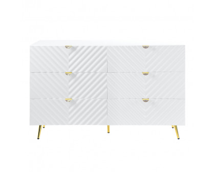 ACME - Gaines Dresser in White High Gloss (BD01037A)