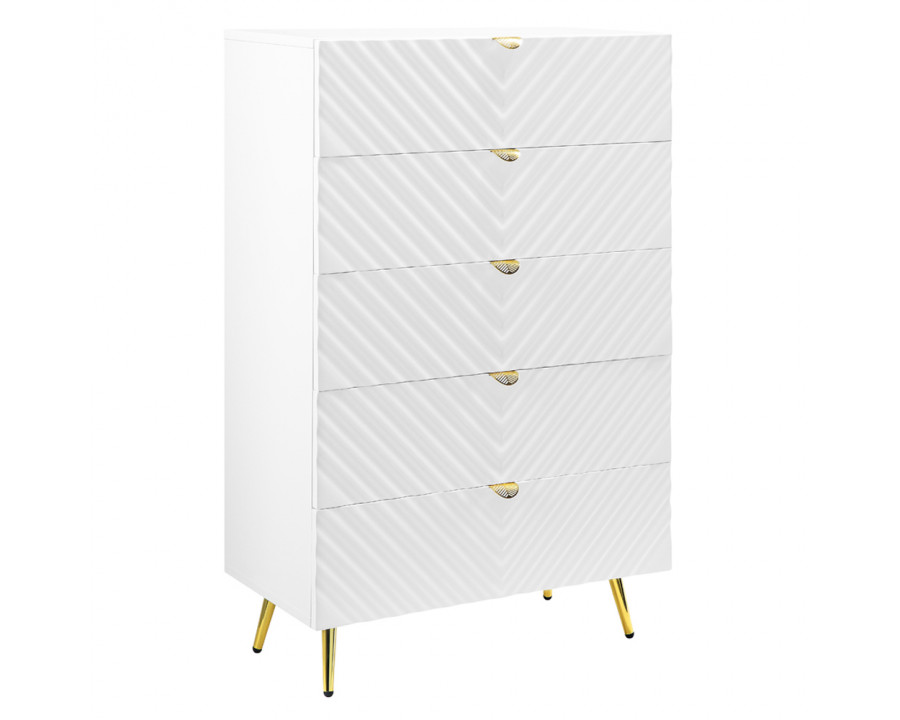 ACME - Gaines Dresser in White High Gloss (BD01038A)