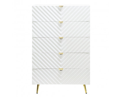 ACME - Gaines Dresser in White High Gloss (BD01038A)