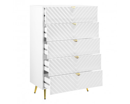 ACME - Gaines Dresser in White High Gloss (BD01038A)