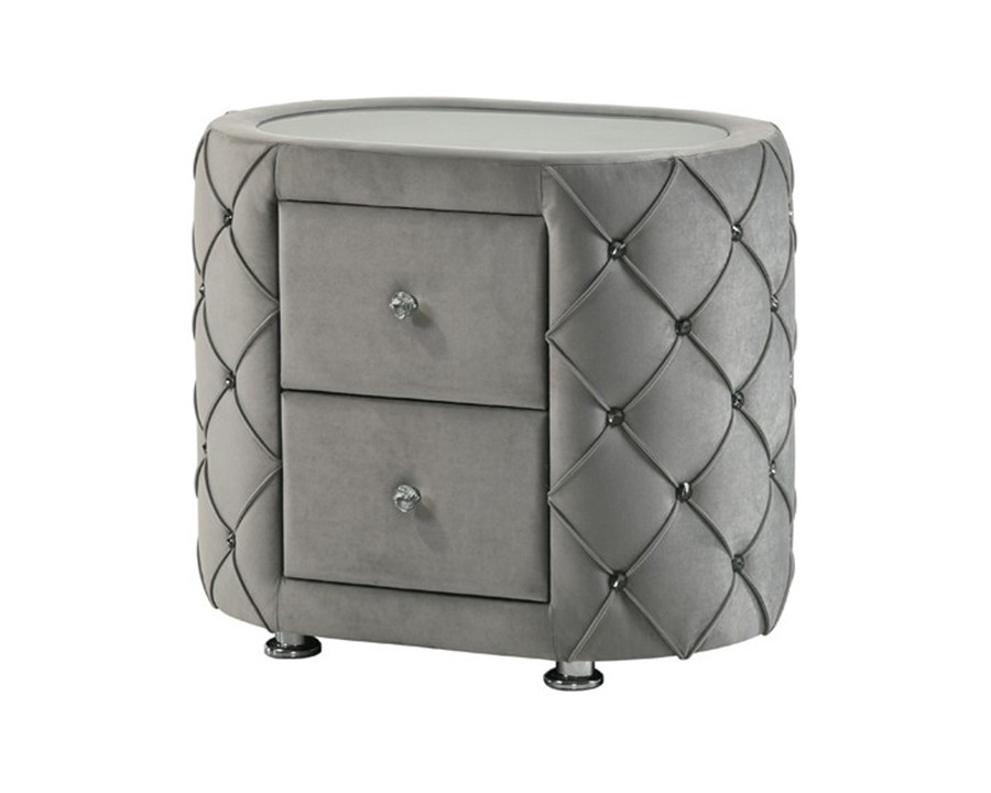 ACME - Perine Nightstand in Gray