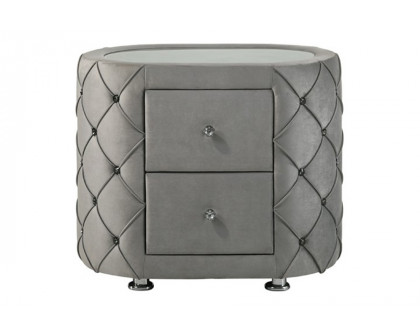 ACME - Perine Nightstand in Gray