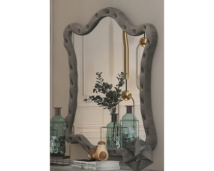 ACME - Perine Mirror in Gray