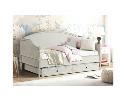 ACME - Lucien Trundle (Twin) in Antique White