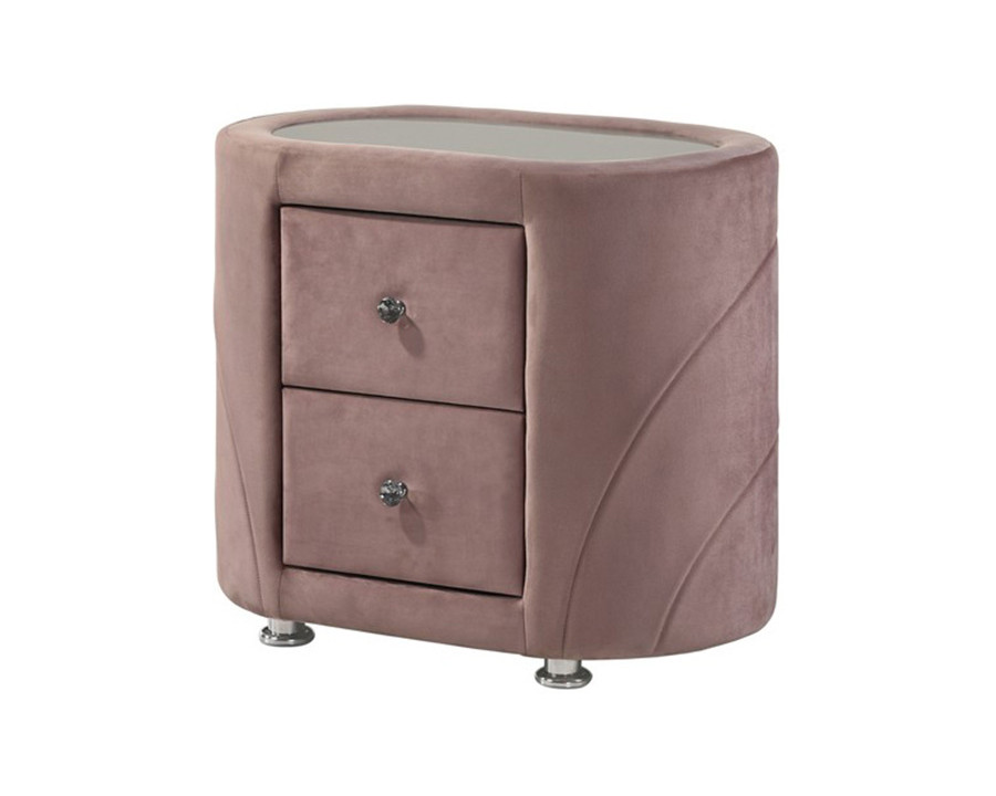 ACME - Salonia Nightstand in Pink