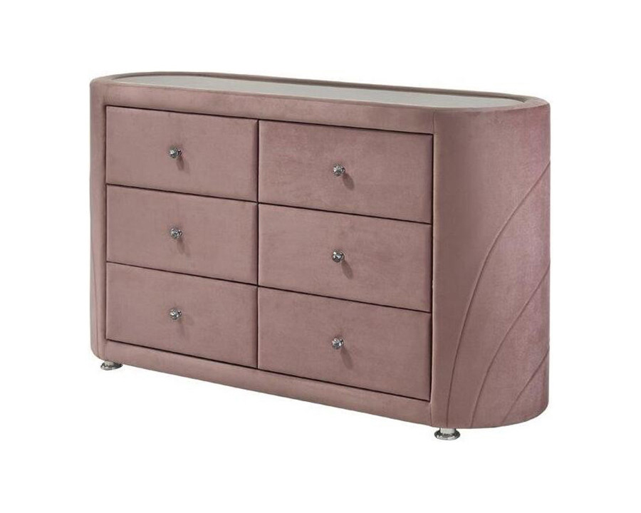 ACME - Salonia Dresser in Pink