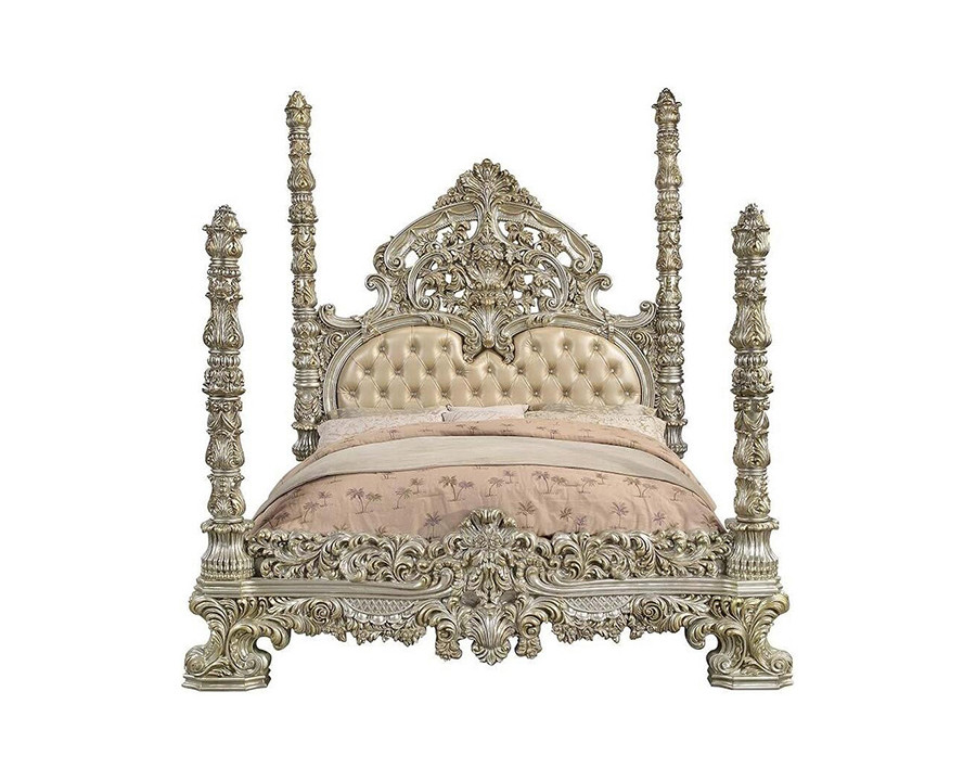 ACME - Danae EK Bed in Champagne/Gold