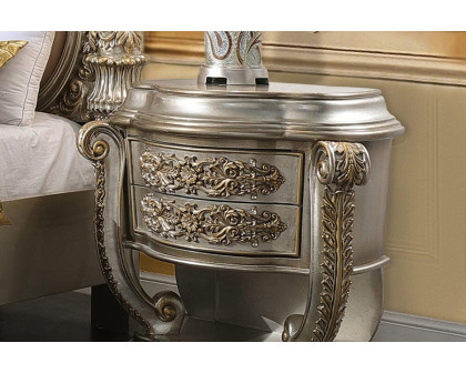 ACME - Danae Nightstand in Champagne/Gold